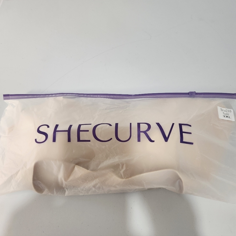 Shecurve Seamless Comfort Jelly Bra in Nude, Size 3XL, New - Picture 3 of 11
